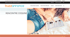 Desktop Screenshot of buzz-annonce.com